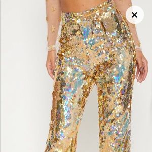 Sequin pants. Great statement piece